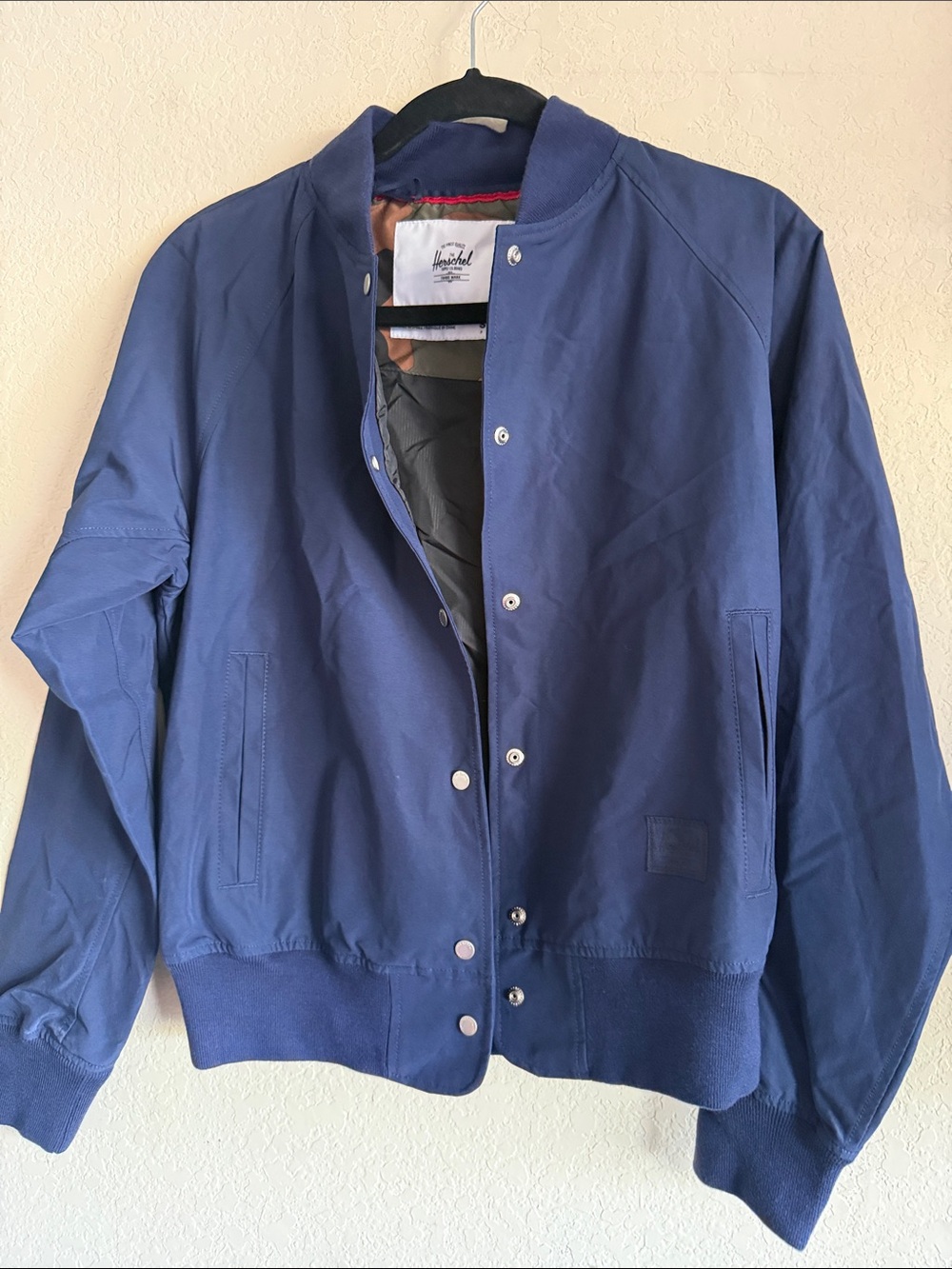 Herschel Supply Company Men’s Blue Bomber Jacket